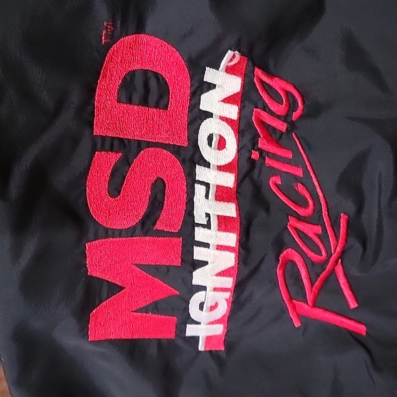 Vintage MSD Ignition Racing American Made Sportswear embroidered spellou… - Picture 10 of 11